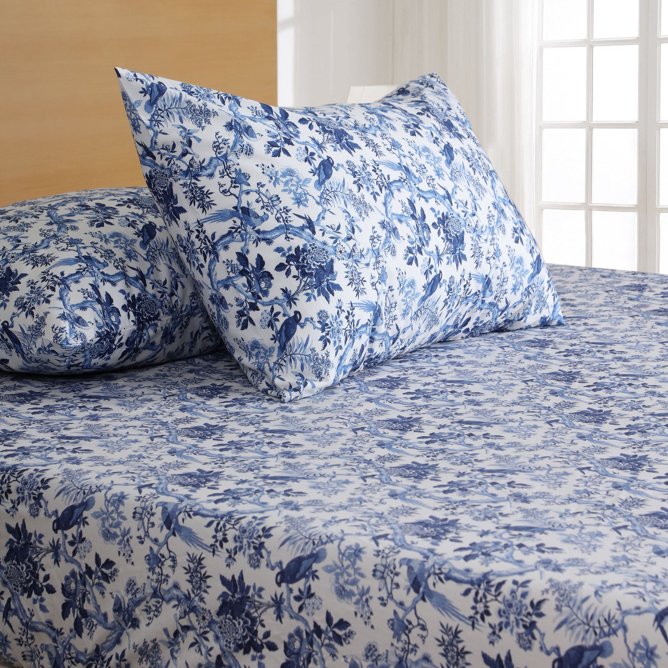 Indigo Haze 3-piece Fitted Sheet Set