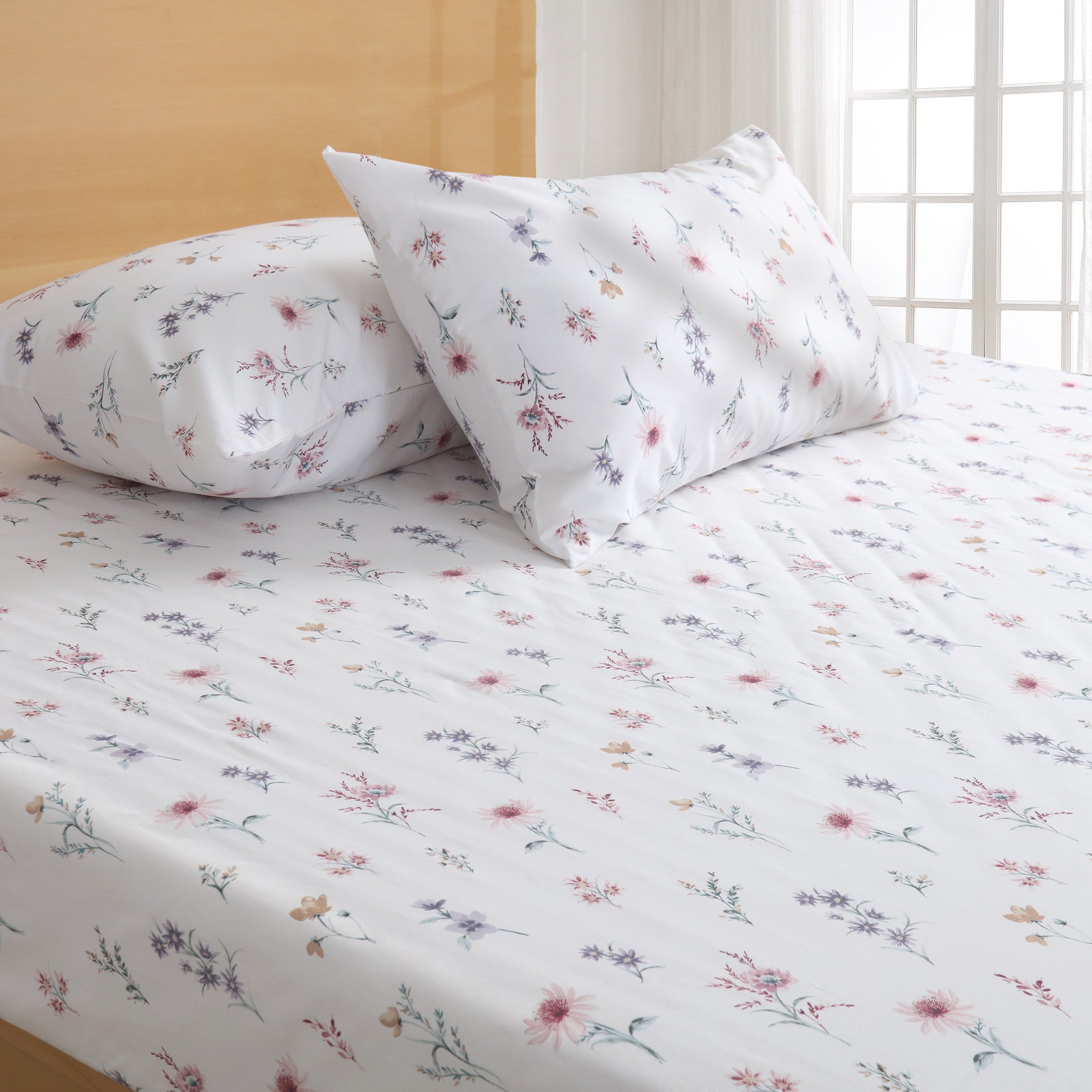 Spring Mist 3-piece Fitted Sheet Set