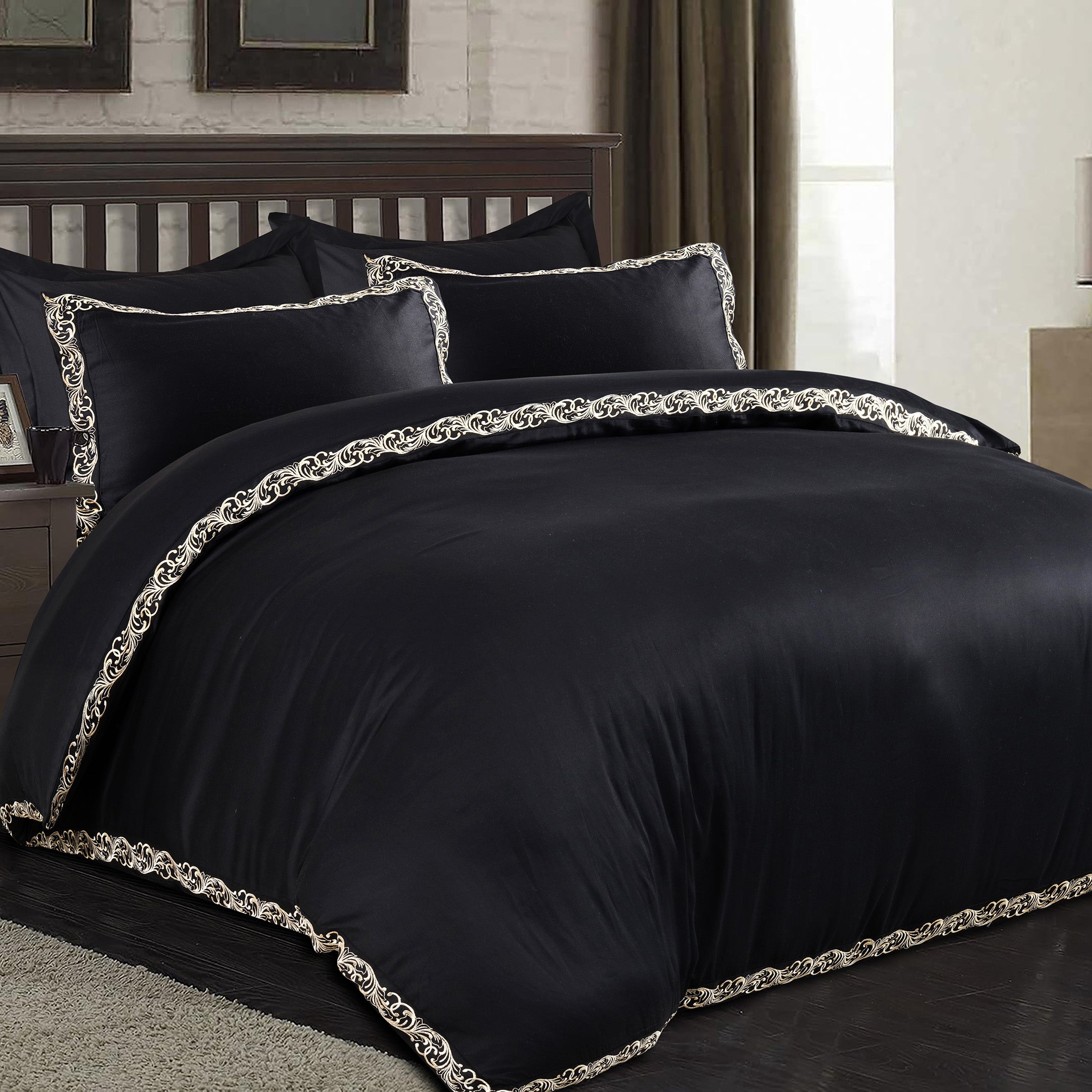 Sahar - Embroidered 6-Piece Duvet Cover Set