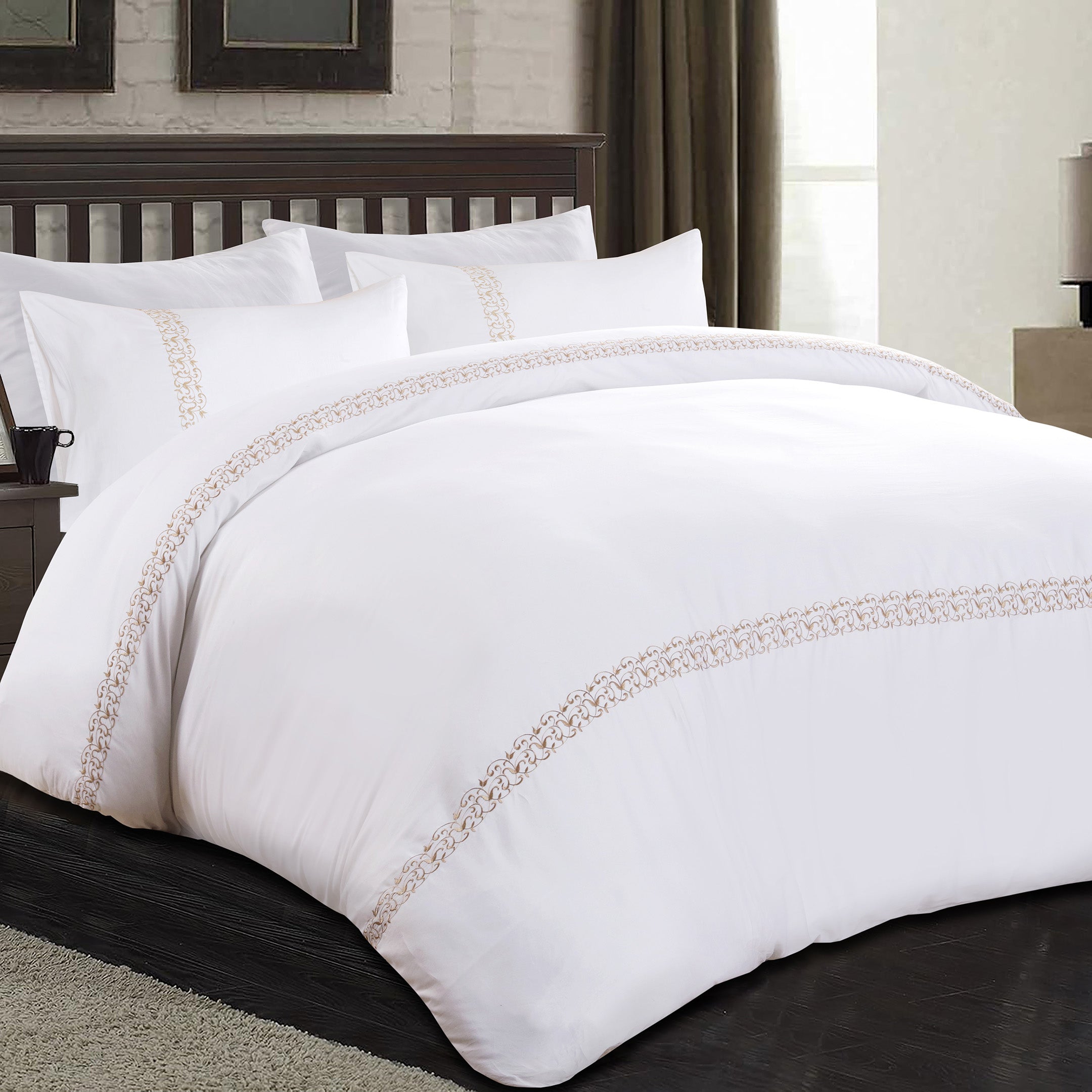 Hala - Embroidered 6-Piece Duvet Cover Set