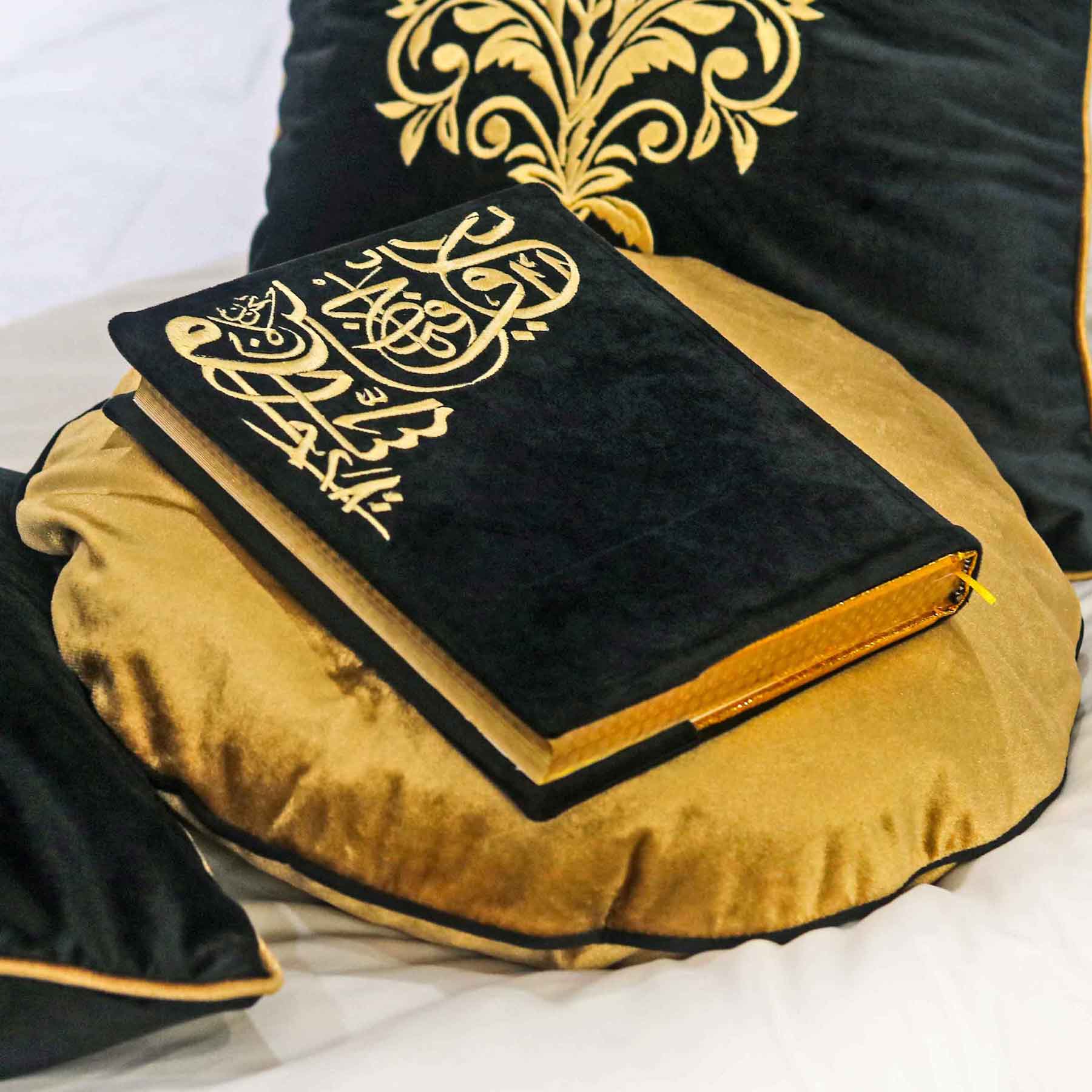 embroidered premium velvet quran cover