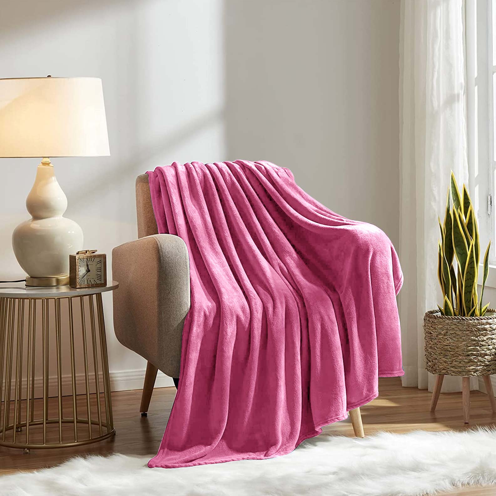 Fluffy fleece throw hotsell