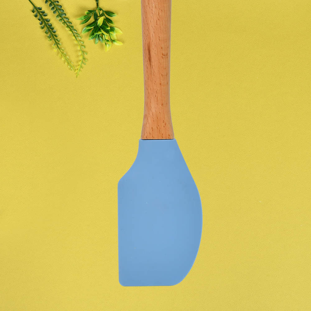 Bamboo Wood Silicone Spatula Large