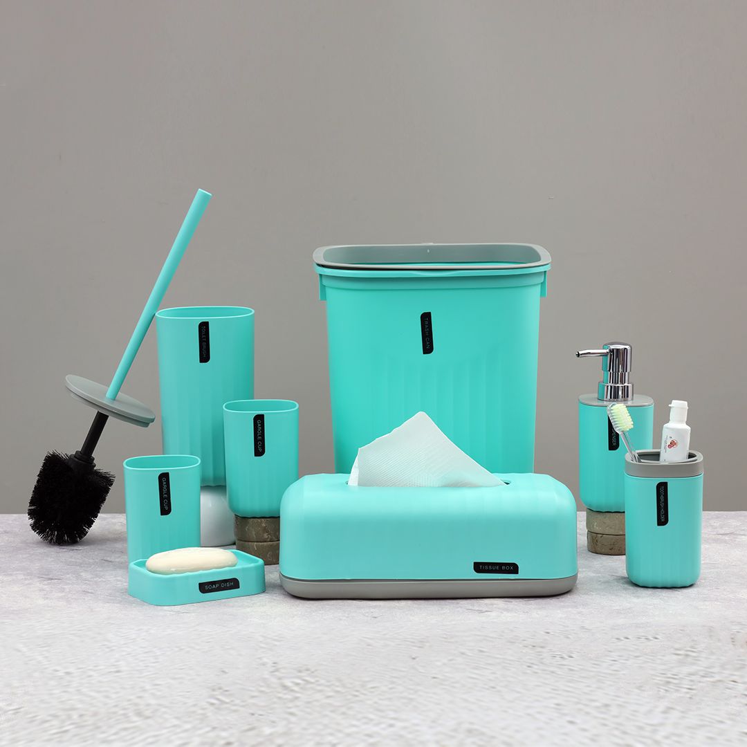 Royal Matte Unco Mint Bath Set- 8 PCS