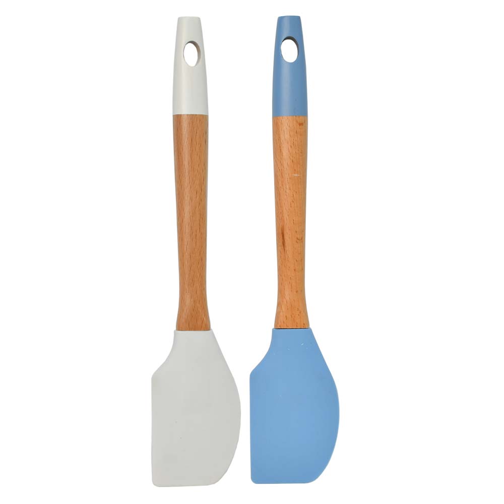 Bamboo Wood Silicone Spatula Large (4482863956077)