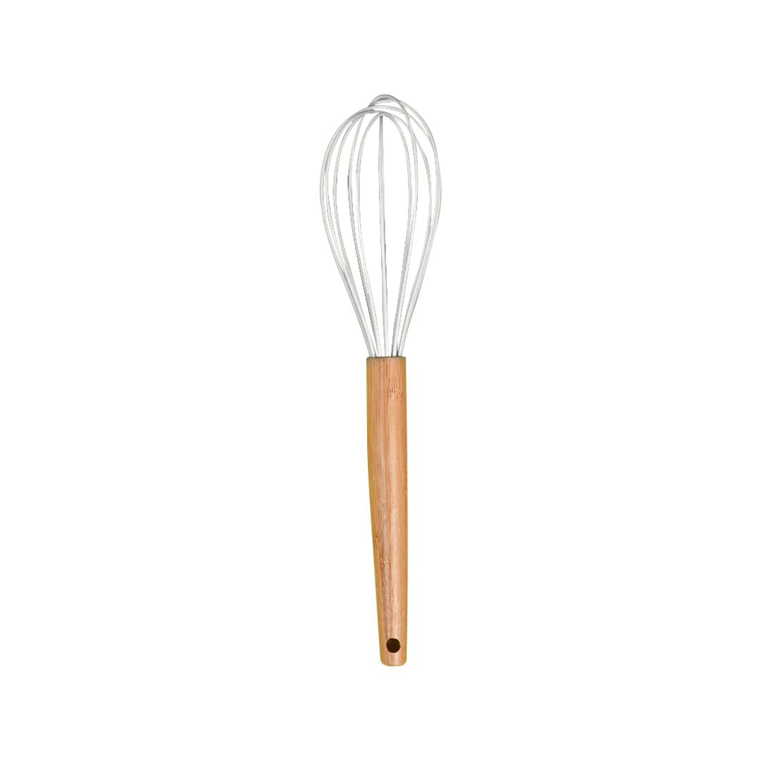 Whisk Egg Beater with Wooden Handle